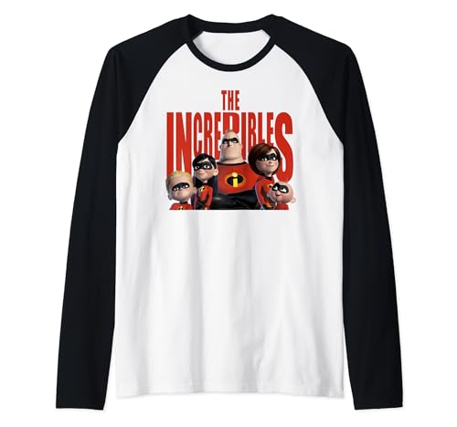 T-shirt Les Indestructibles vêtement raglan baseball Disney Pixar homme