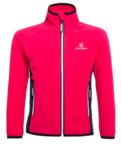ATHL DPT. Mädchen kuschlig-warme Fleecejacke/Unterziehjacke für Sport und...