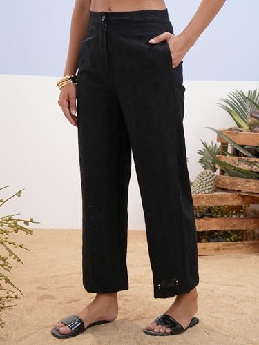 Image of Vishudh Women's Tailored Trouser | Sleek & Comfortable Pants for Work or Leisure