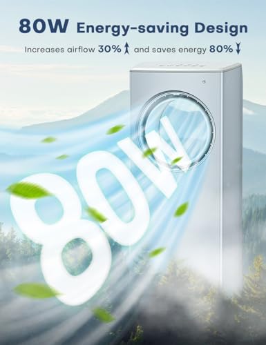 Image of MYICY 25 inch Windowless Air Conditioner with Double Tanks for 16H Cooling, 25ft Remote & Timer,3-IN-1 Evaporative Air Cooler for Room, 90 Oscillation, 30dB, 3-Speed Swamp Cooler Air Conditioner Portable