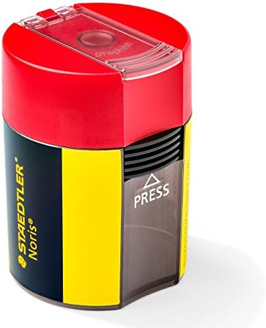 Staedtler 511 004 Noris Pencil Sharpener Black Round Pack of 1 on Blister Card