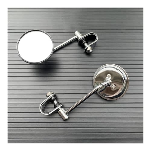 Espejos retrovisores de 8mm universales con anclaje robusto para moto custom 3