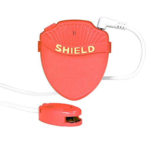 Shield Prime Bedwetting Alarm Enuresis Alarm for Boys & Girls with Loud Tone, light & Vibration Best Bedwetting Alarm for Deep Sleepers To Stop Nighttime Bedwetting V2 (Red)