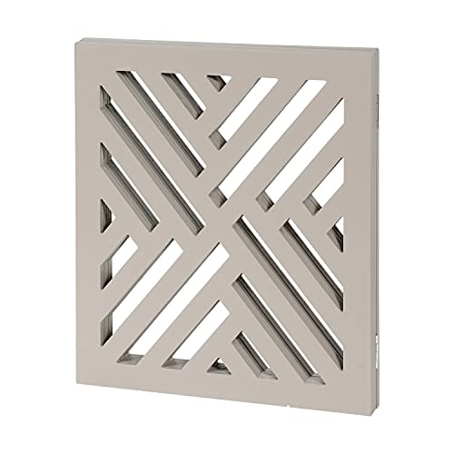 Home District Dog Gate Freestanding Pet Gate 4-Panel & 3 Panel Pet Gate For Dogs Folding Dog Gate Quadfold & Trifold Pet Gate For Small Dogs Decorative Pet Gate For Dogs Indoor, Gray Lattice 47" X 19" #TOP3