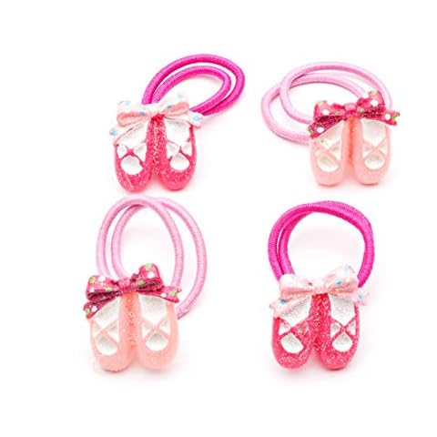 Katz Dancewear 4 Pack Of Girls Ballet Shoes Elastic Hair Bobbles Bands Gifts HA-05 Cover
