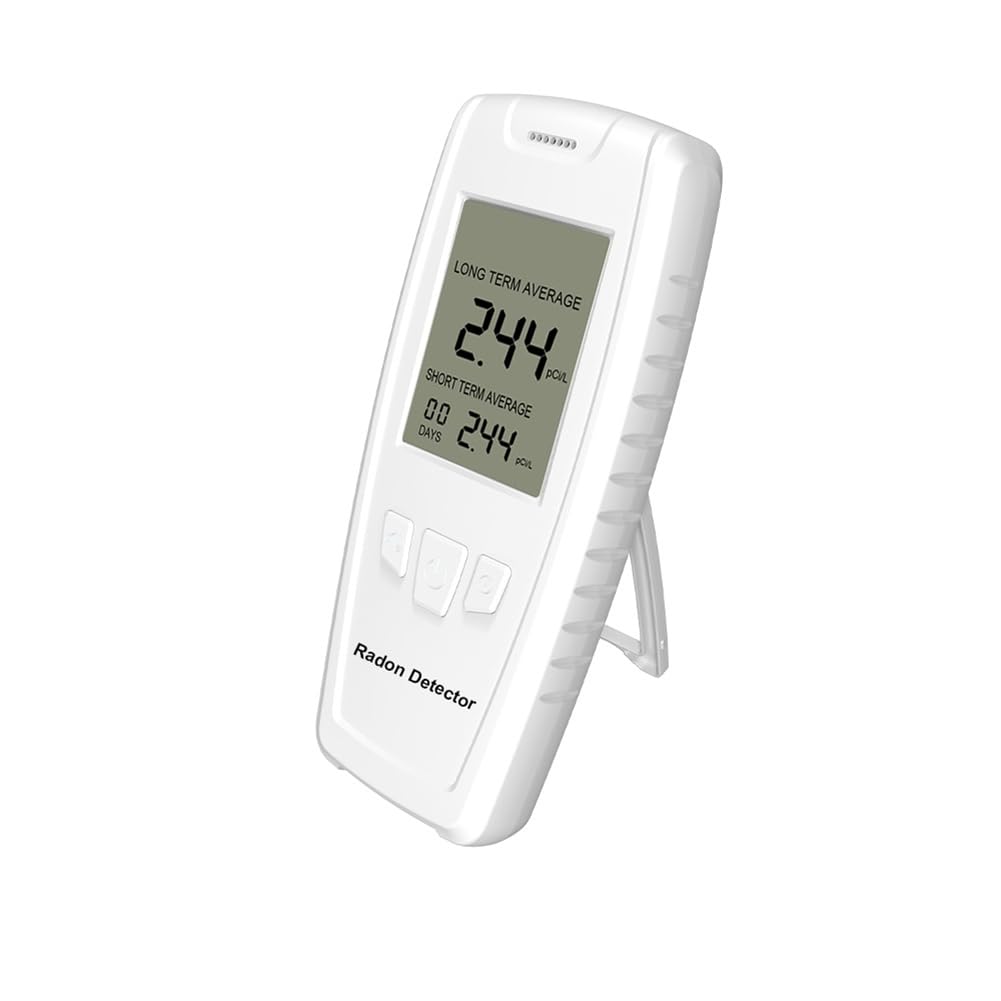 Aundhegrtt As Shown Air Quality Monitor Analyzer For Home Use Desktop Radon Detector High-Accuracy Sensor Radon Tester