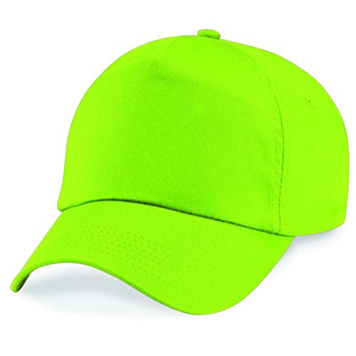 Boys Original Cotton Baseball Cap Lime Green