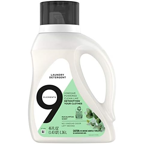 9 Elements Liquid Laundry Detergent, Eucalyptus Scent, 46 Oz, 46 Fl Oz Cover
