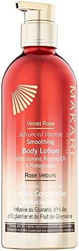 MAKARI Velvet Rose Advanced Intense Smoothing Body Lotion (16.8 oz) | Skin Firming and Tightening Lotion and Body Moisturizer | Anti-Aging Body Lotion for Dry Skin | Body Skin Care Products