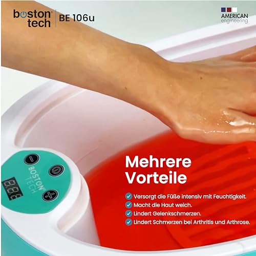 Paraffinwachs für Hände und Füße Boston Tech® |Antioxidative Rehabilitation + Behandlung von Arthritis und Arthrose + Hydratisiert + Nährt + Ästhetisch | Ideal für jedes Paraffinbad|6 Blöcken à 450 g.