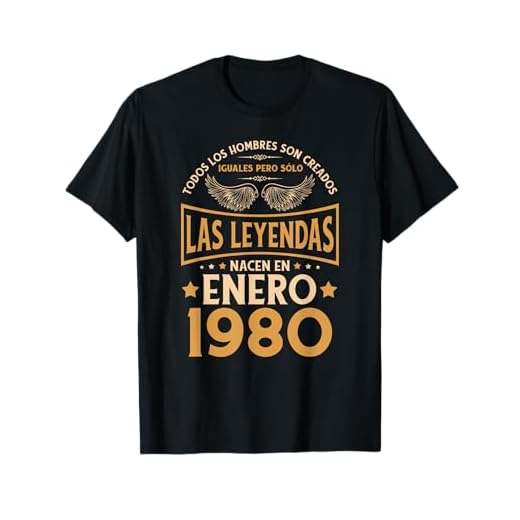 Cumpleaños Hombre Regalos Las Leyendas Enero 1980 Camiseta