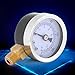 42mm Water Pressure Meter 0 to 200PSI & 0 to 14Bar Scale 1/8 NPT Thread Hydraulic Manometer for Home and Industrial Use