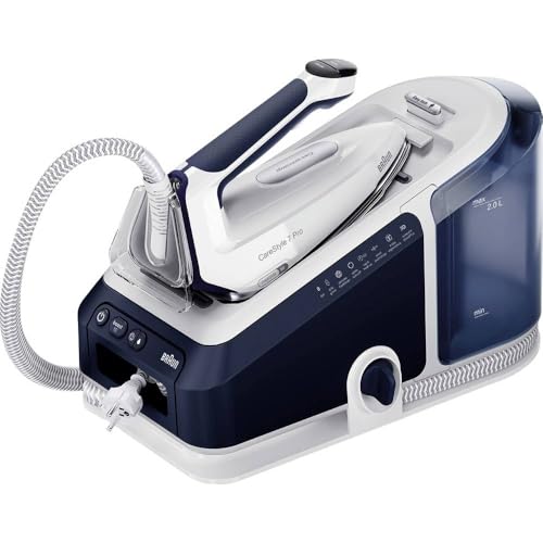 Braun CareStyle 7 Pro IS 7282 BL Dampfbügeleisen mit automatischer Abschaltung Grundplatte: EloxalPlus FreeGlide 3D 2700 W Blau