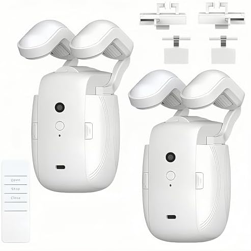 2PCS Automatic Curtain Opener, Smart Curtain Opener, Electric Cur...