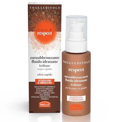 Autobronzant corps sans traces Helan Vogliadisole contre le teint terne