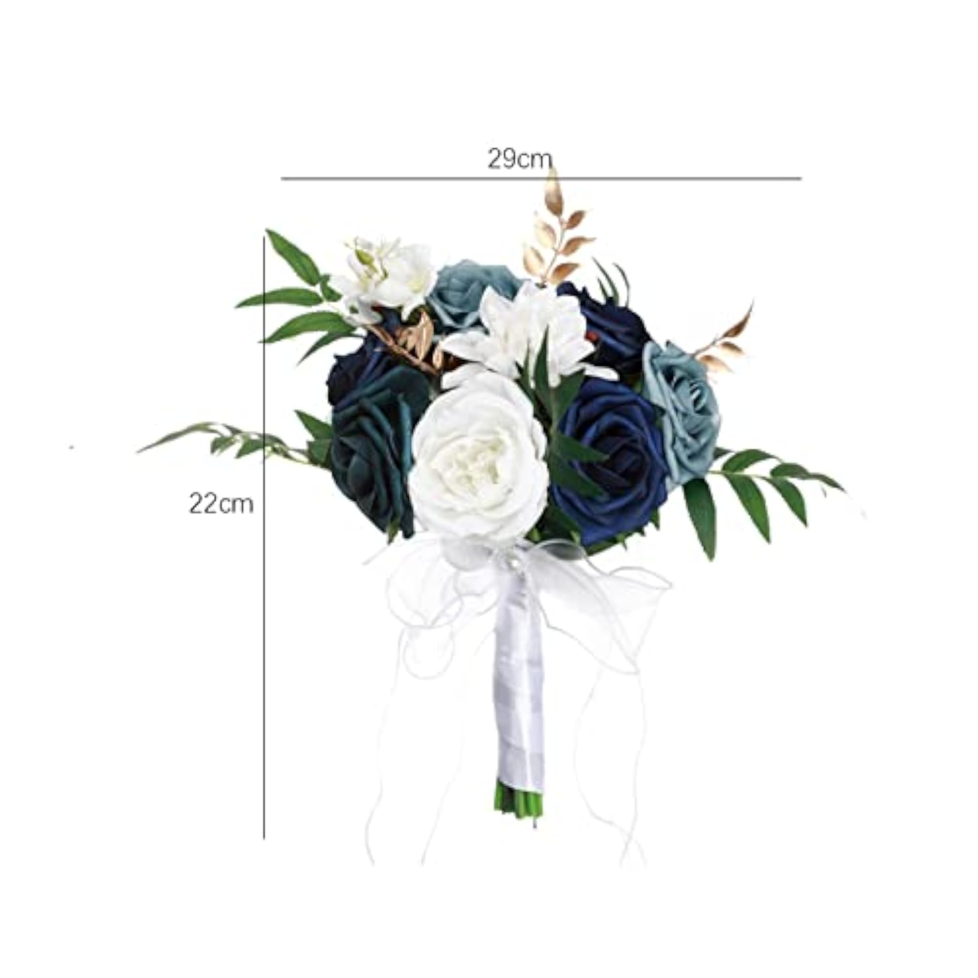 Bridal Wedding Bouquets with Artificial Rose Flowers