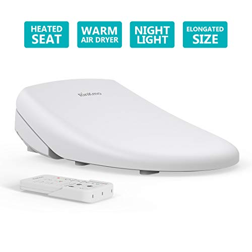 Rinkmo Bidet Toilet Seat Heated Bidet with Remote Control, Electric Smart Toilet Seat