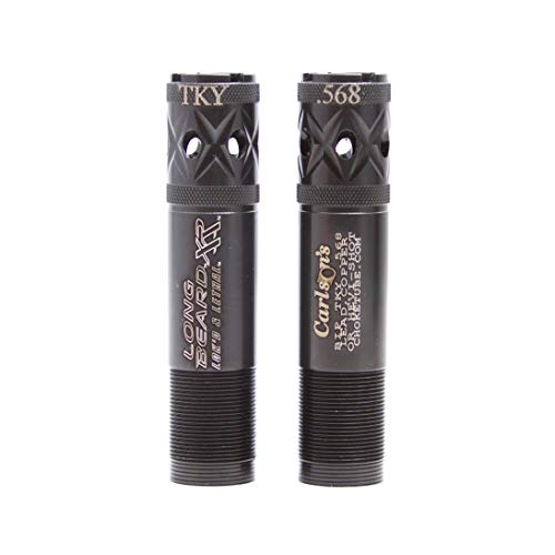 Carlsons Choke Tubes 20 Gauge for Browning Invector Plus [ Turkey | 0.568 Diameter ] Blued Steel | Long Beard Turkey Choke Tube | Made in USA