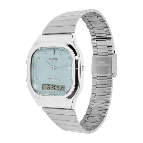 Image of Casio Vintage AQ-240E-2ADF Analog-Digital Light Blue Watch Unisex (D429)