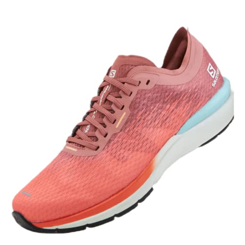 Salomon Sonic 4 Accelerate Running Shoes For Women, Persimon/White/Brick Dust, 8.5 #TOP5