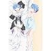 Looxx Re Zero: REM 1062 Anime Copertura del Cuscino/Federa del Corpo, Anime Piuttosto Girl Modello Double-Sided Peach Skin / 2WT Buttare Preferito federe Federa, Otaku e Anime Tifosi