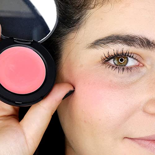 Camaleon Cosmetics - Colorete Infinity Blush 12 horas - Tono Coral - Larga Duración - Textura en crema - Vegano. - imagen 3