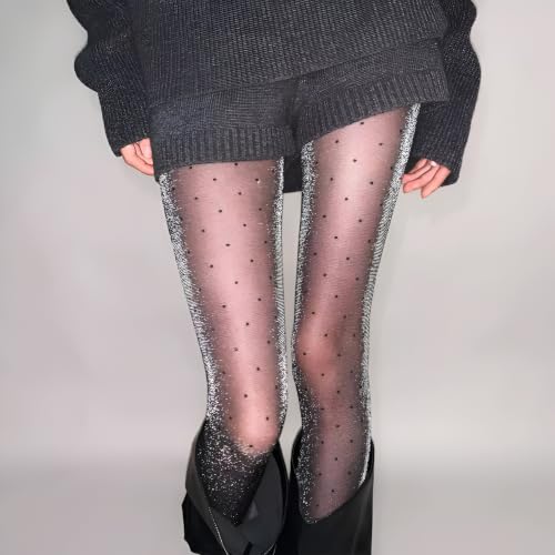 Image of Millennials In Motion Sheer Elegance Patterned Tights