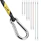 PRETEX 8er Set Expander Spanngummi mit Karabiner - 8X Spanngurt Karabiner - Spanngummi Set mit 4 unterschiedliche Längen und Farben - 8X Gummizug mit Haken - Spannband mit Haken