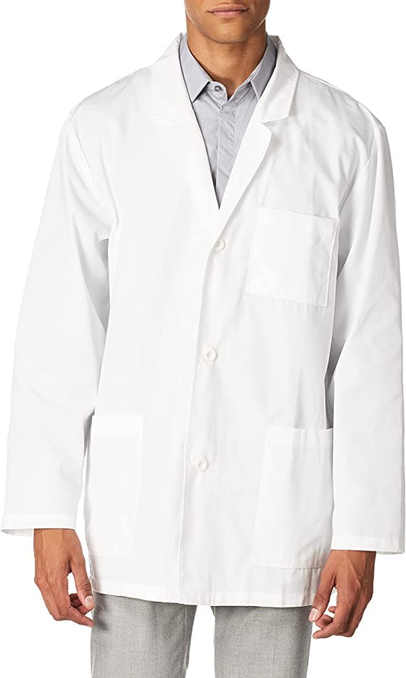 tan45 Full Sleeve Poly Cotton Medical Coat| White Lab Coat for Science Medical Doctor Nurse Student| Unisex Lab Coat Premium Pack Of 1-picture-19