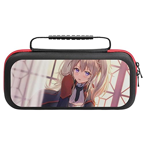 Switch ケース 魔王学院の不適合者 サーシャ 薄型 スイッチ ケース 可愛い スイッチ専用ケース 大容量 Switchカバー Switch専用キャリーケース 持ち手付き スイッチポーチ 衝撃吸収 収納バッグ スイッチカバー Joy-Con 収納ケース