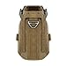 ICEFANG Tactical Dog Harness,X-Large Size, 2X Metal Buckle,Working Dog MOLLE Vest with Handle,No Pulling Front Leash Clip,Hook and Loop Panel