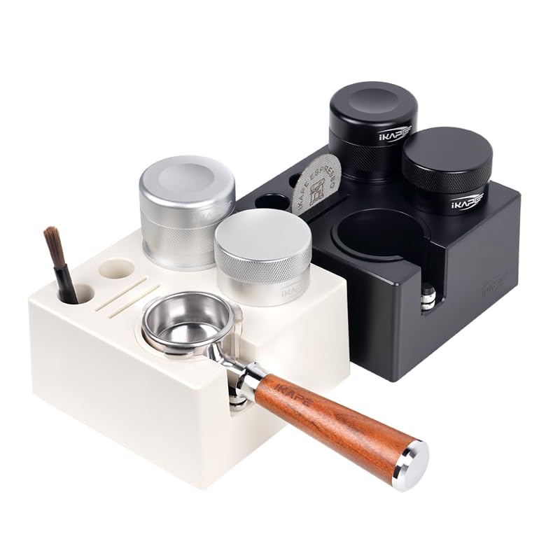 Amazon.com: IKAPE ABS Espresso Knock Box, 7 in 1 Coffee Organizer
