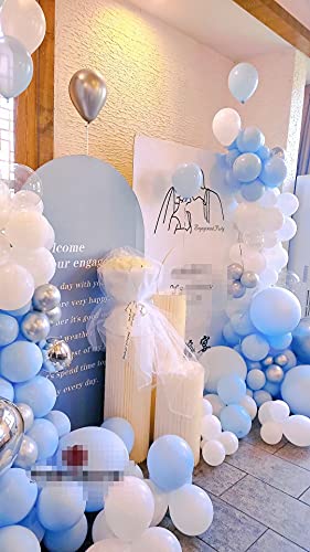 Foldable Paper Columns Display Pedestals Stands For Wedding Engagement Birthday Party Decoration (Cream White, L+Xl+Xxl (D12")) #TOP4