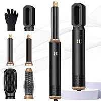 Hairstyler 5 in 1 Set, Air styler, Magic Styler, Negativ Lonen Haarstyler mit Lockenstab automatisch, Air Styler Thermal Brush Haartrockner