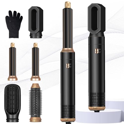 Hairstyler 5 in 1 Set, Air styler, Magic Styler, Negativ Lonen Haarstyler mit Lockenstab automatisch, Air Styler Thermal Brush Haartrockner