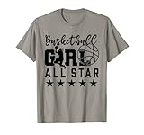 All Stars Girls Hoops - Camiseta de baloncesto para mujer, niña de baloncesto Camiseta