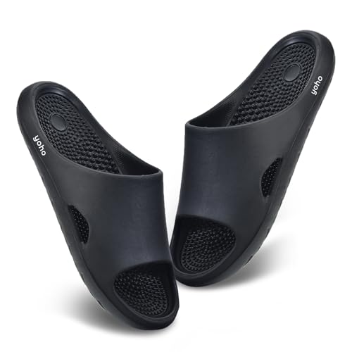 Image of YOHO Nest Sliders for Men | Waterproof Monsoon Footwear & Rainy Sandals | Acupressure Cushioned Slippers
