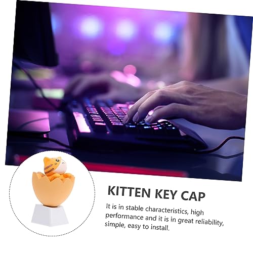 Teclas personalizadas OSALADI con forma de gato para teclado mecánico 4