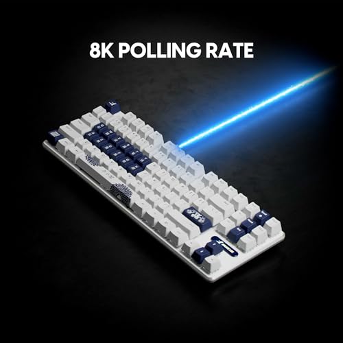 Image of Pulsar Gaming Gears PCMK3 HE 80% (87 Keys) TKL Gaming Keyboard, Hall Effect Magnetic Switch, 8K Polling, Hot-Swappable, RGB, PBT Keycaps (Bruce Lee 85th Edition)