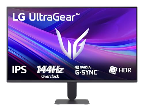 LG Ultragear 27G411A-B.AEU Gaming-PC-Monitor 27 Zoll (68,1 cm) – IPS-Panel, FHD-Auflösung (1920 x 1080), 5 ms GtG 144 Hz, HDR 10, sRGB 99% (CIE1931), AMD FreeSync, neigbar, DisplayPort 1.4, HDMI 2.0