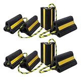 WEYCALI RV Wheel Chocks for Trailers Camper Trucks and Small Aircraft Wheel Chock 4Pair8Pack Wheel Chock Block...