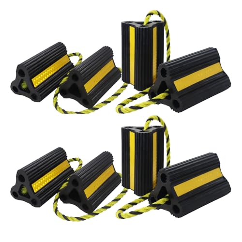 WEYCALI RV Wheel Chocks 4 Pair 8 Pack by WEYCALI - Used condition - US$58.40