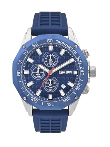 Image of Kenneth Cole Reaction Chronograph Blue Dial Watch for Men - KRWGO0070701