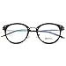 DONNA Stylish Clear Lens Glasses Samll Circle Frame Blue Light Blocking for Computer DN08-YF