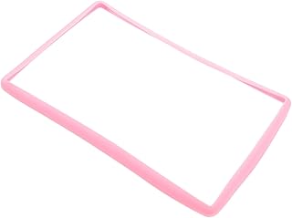 ABOOFAN Protector De Pantalla De Navegación Marco Protector De Borde De Pantalla De Navegación Suministro De Coche Cubierta Protectora De Silicona Gel De Sílice Rosa