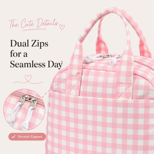 Image of LOVELYWIND Lunch Box for Women Cute Lunch Bags for Women Lunch Tote Bags Reusable Insulated Lunch Box Large Capacity Reusable Insulated Cooler for Work or Travel Gifts or Beach