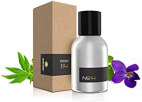 Original Nitro Musk version of Green Irish Tweed, No. 114, 1.5oz of Pure Concentrated Cologne Oil, Cologne for Men, Ingeniously Crafted Using the Finest Ingredients by Musk & Hustle in the U.S.