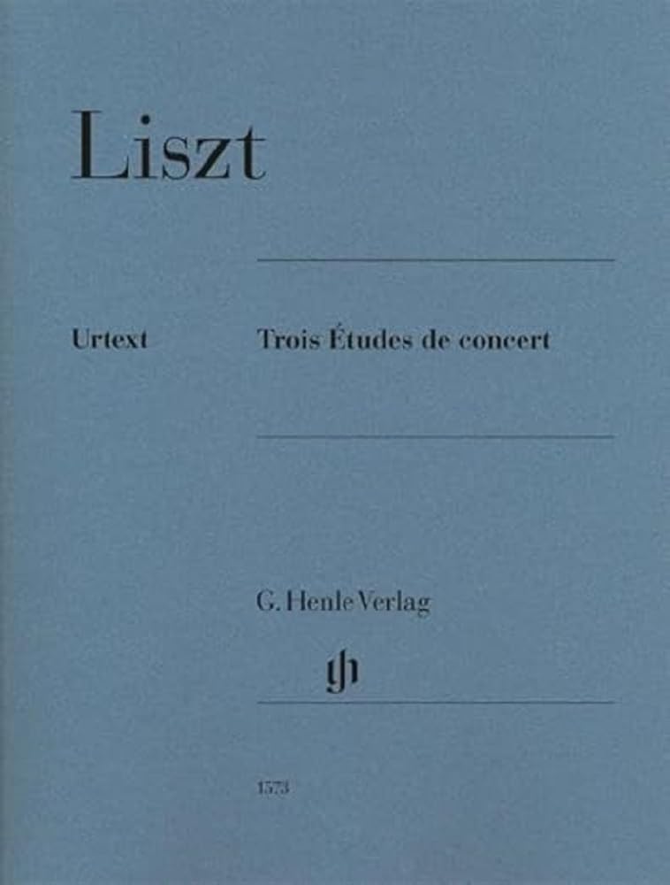 Franz Liszt - Trois Études de concert: Besetzung: Klavier zu zwei Händen