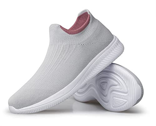 Image of vibdiv Pull-on Shoes Women Sock Sneakers Casual Lightweight Walking Jogging Yoga Indoor Outdoor Travel