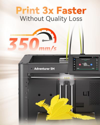 Image of VOXELAB HS PLA+ Filament 1.75mm, High Speed PLA Plus 3D Printer Filament, 1kg (2.2lbs) for Most FDM 3D Printers, Enhanced Toughness & Smooth Printing, Superior Layer Adhesion(Yellow)